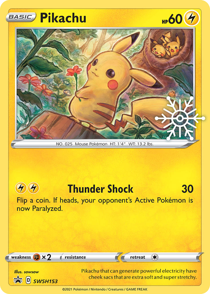 Sword & Shield Promo's Pikachu #153